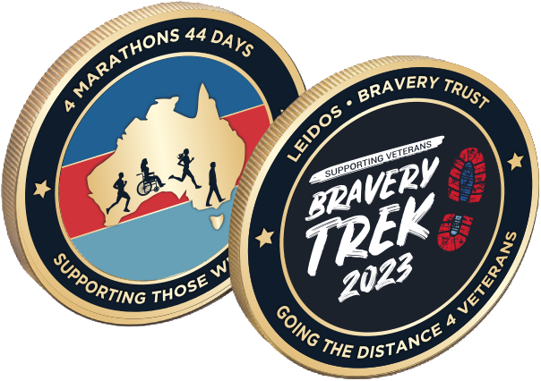 Bravery Trek Challenge Coin 2023