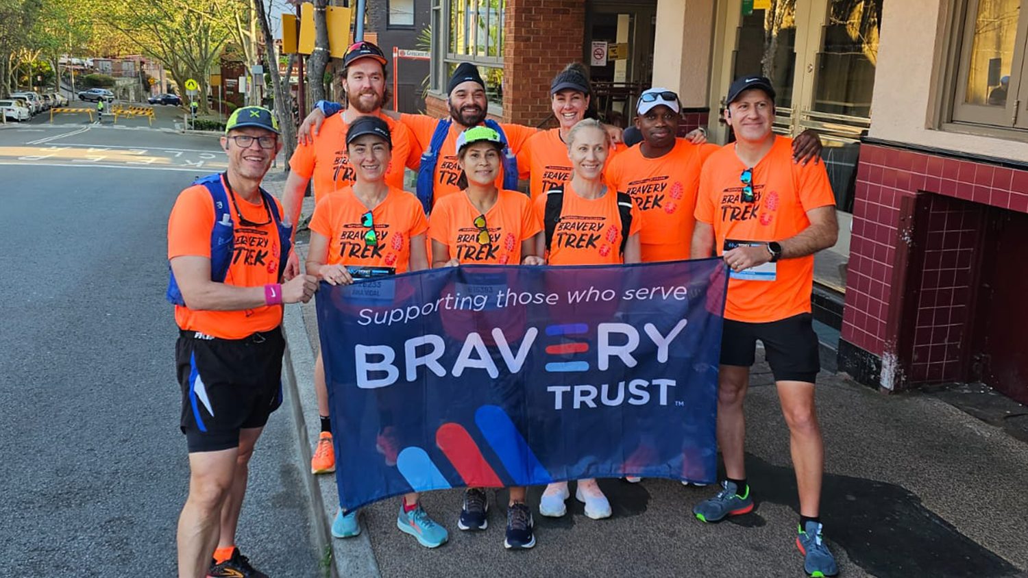 sydney marathon bravery trek